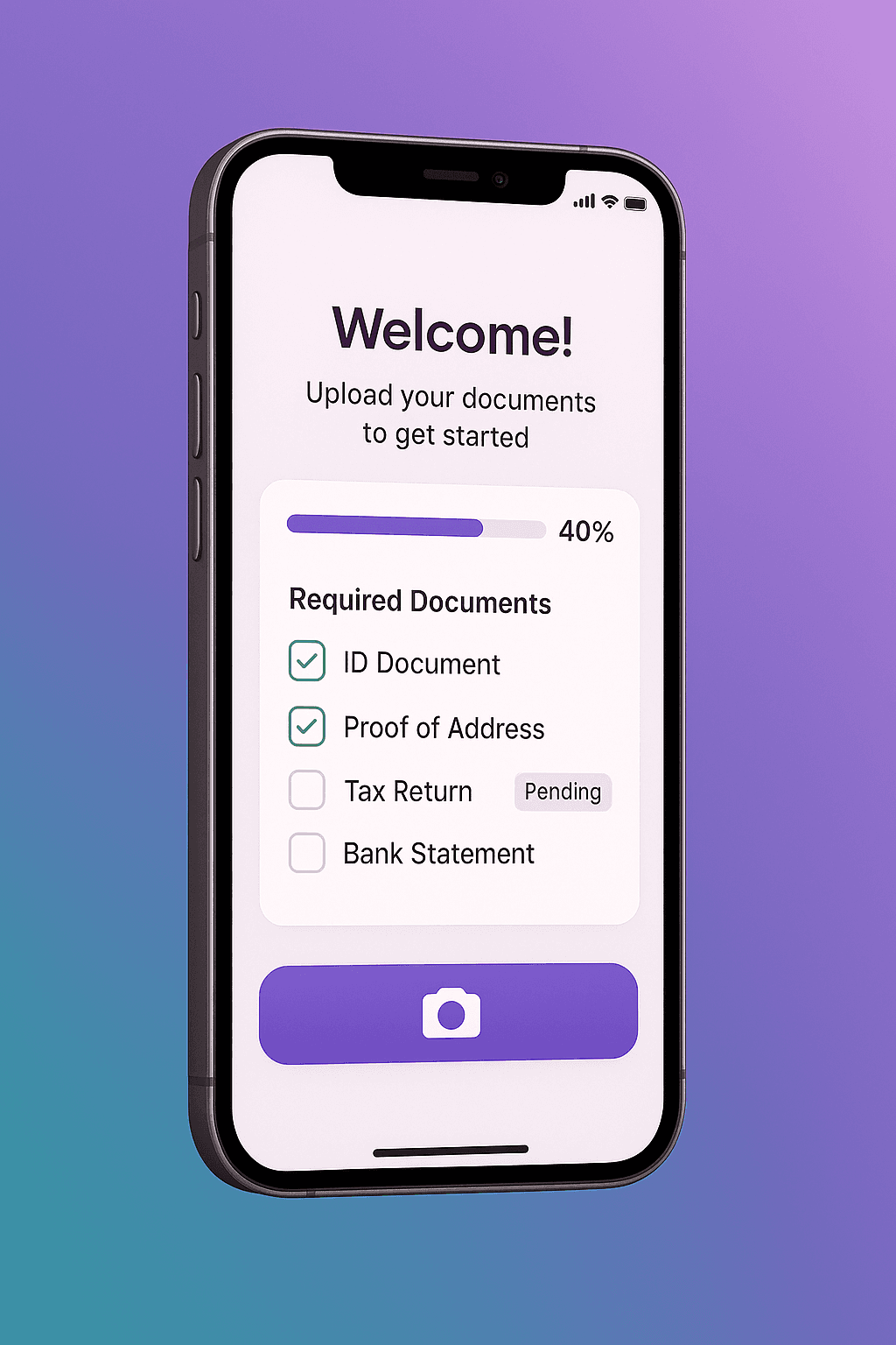Estate planning matter dashboard in Flowple showing organized financial documents
